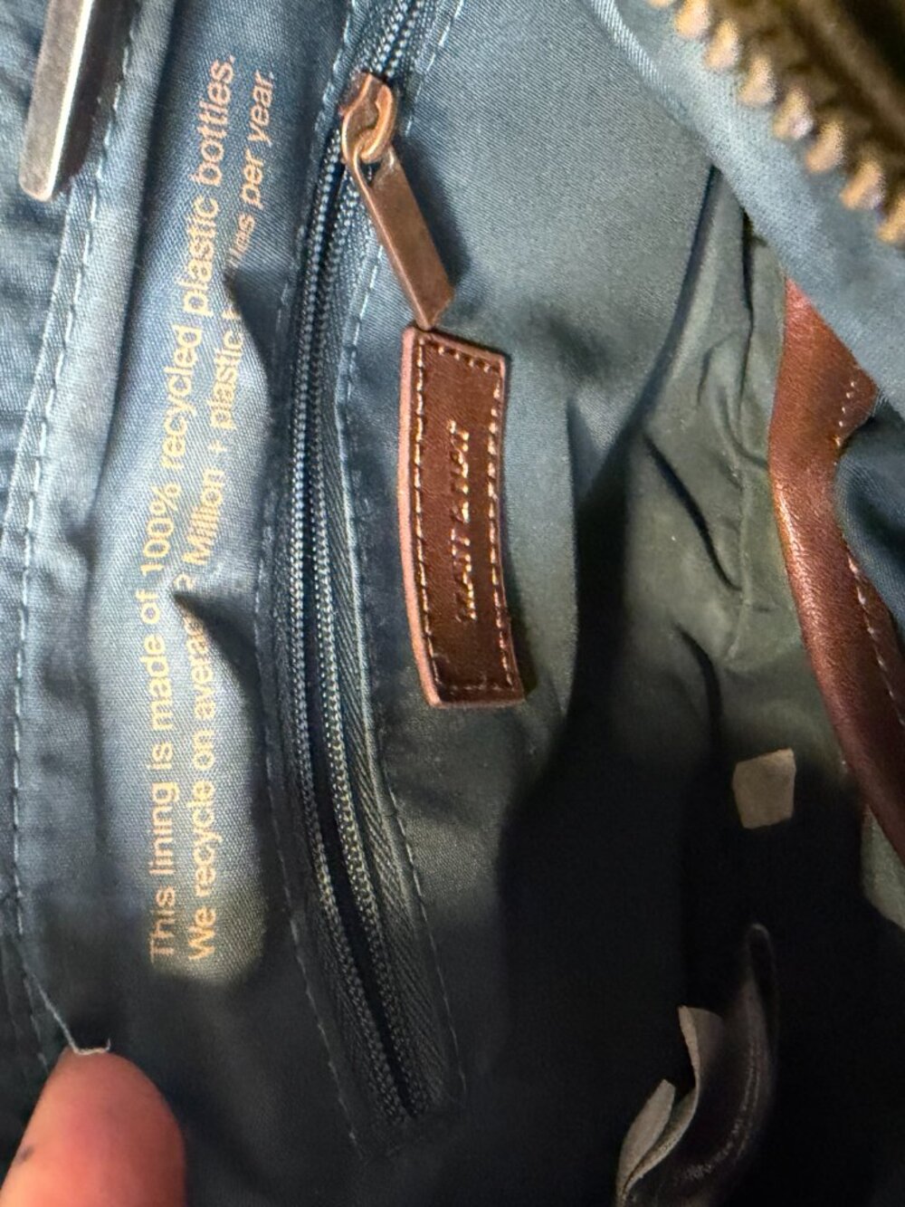 Matt & Nat Green Vegan Leather Crossbody Bag - Size OS - Picture 6 of 6